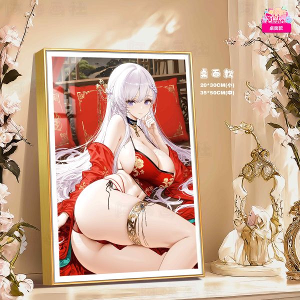 阿喵畫社 中式婚紗 貝爾法斯特 裝飾畫 