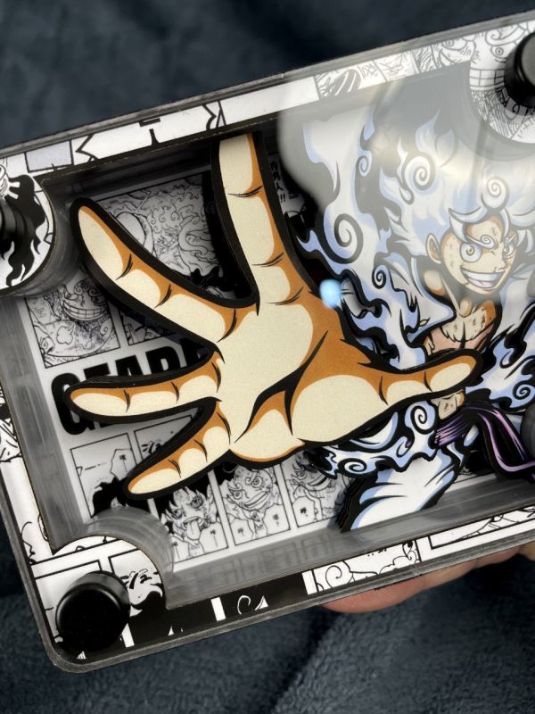 萌萌匠 海賊王尼卡魯夫亞克力卡磚擺件 