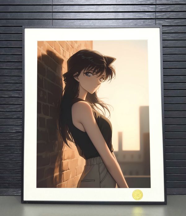 H2工作室 《毛利蘭》名偵探柯南裝飾畫 