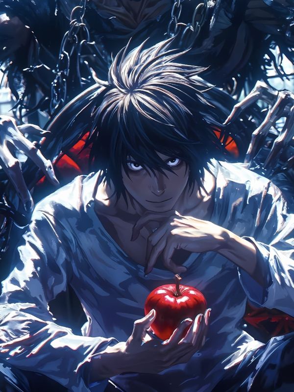 星空 《死亡筆記L》琉克夜神月裝飾畫 