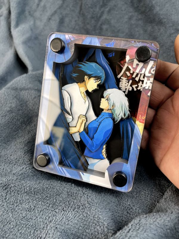 萌萌匠 哈爾的移動城堡哈爾蘇菲立體亞克力磚擺臺 