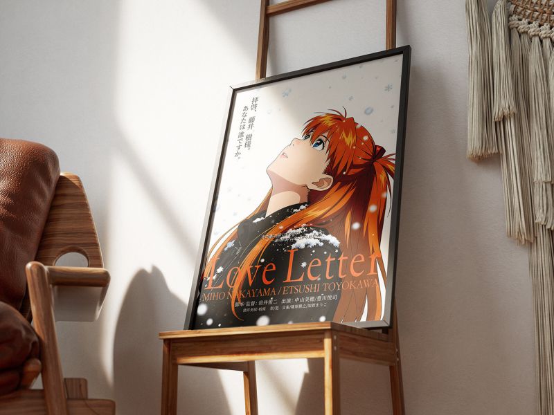 千鳥社《情書 明日香》新世紀福音戰士午睡毯地毯裝飾畫 