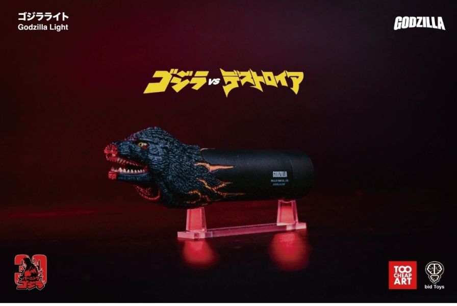 正版授權 bid Toys×Too Cheap Art 紅蓮哥嘶拉聲光手電筒 