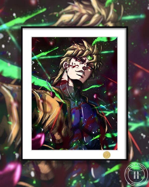 H2工作室《迪奧布蘭度》JOJO的奇妙冒險星塵鬥士裝飾畫 