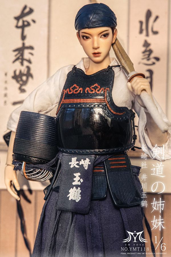 YMTOYS 1/6 劍道少女-井川 星子&玉鶴 可動人偶 