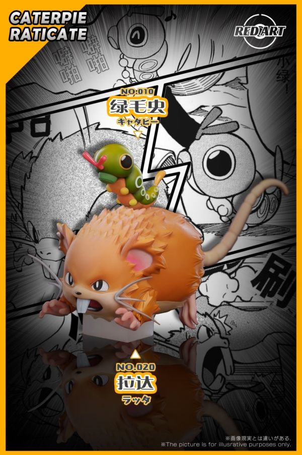 【補款】Red Art赤紅藝術 Speical特別篇 小黃 拉達&綠毛蟲 