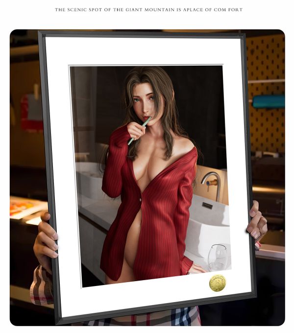 皇呱《清晨誘惑愛麗絲》最終幻想Ⅶ裝飾畫 