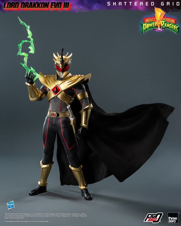 正版授權 Threezero 1/6 新恐龍戰隊 破碎網格 龍帝 三階 