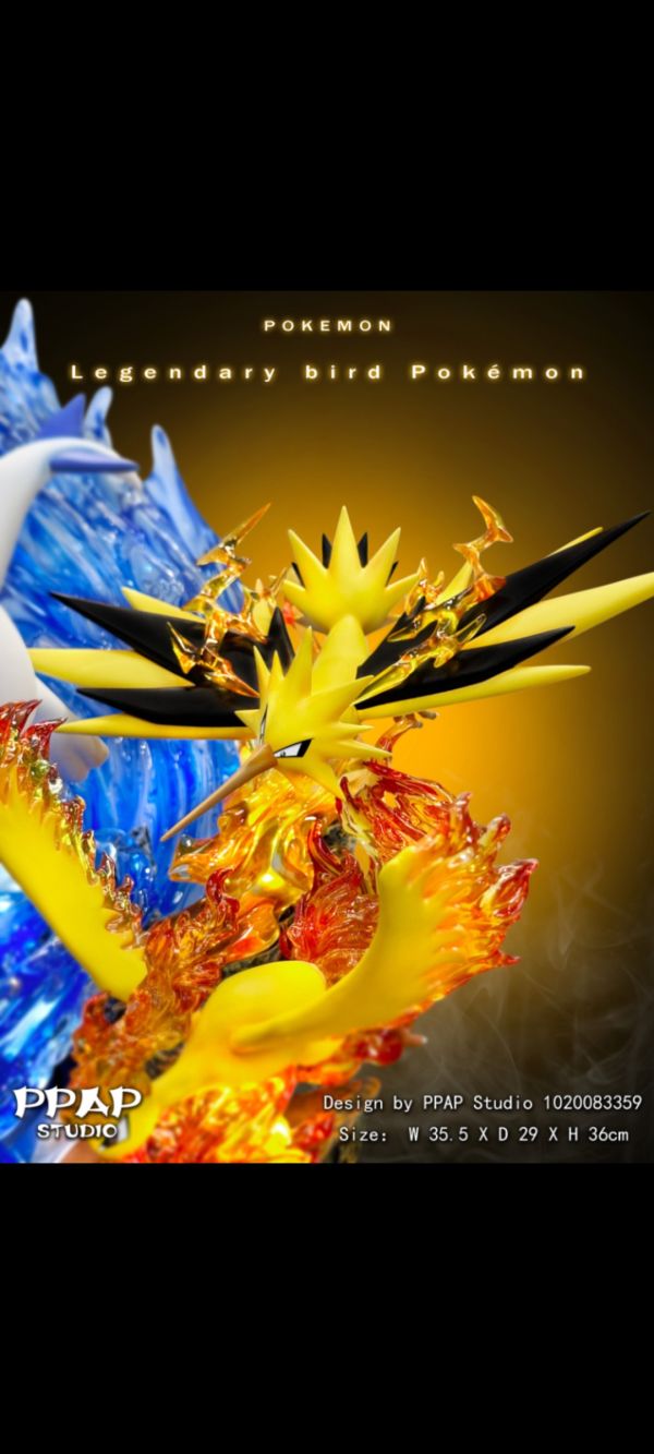 【現貨】PPAP Studio  寶可夢神獸第二彈 聖鳥組 洛奇亞+三聖鳥（火焰鳥，急凍鳥，閃電鳥） 