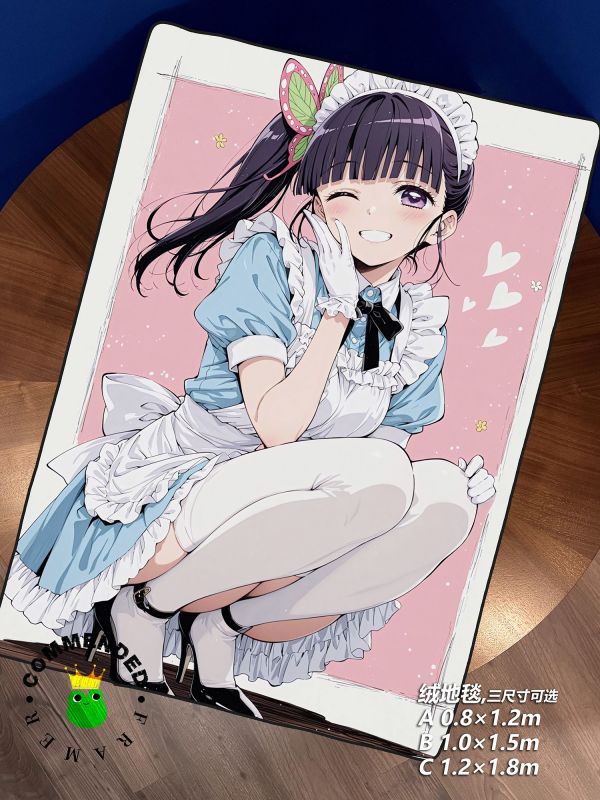 皇呱《女僕香奈乎》鬼滅之刃高冷外表萌少女單人照裝飾畫 