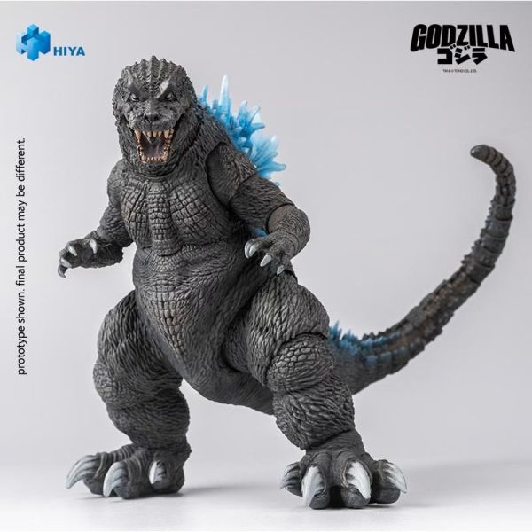 正版授權 HIYA海雅玩具 18cm 哥斯拉魔斯拉王者基多拉 大怪獸總攻擊 2001哥斯拉 