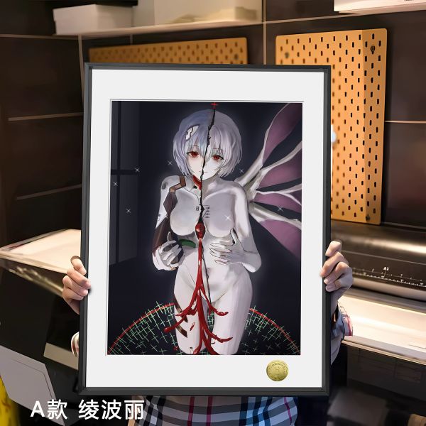 皇呱《半神綾波麗&覺醒明日香》EVA覺醒世界衝擊裝飾畫 