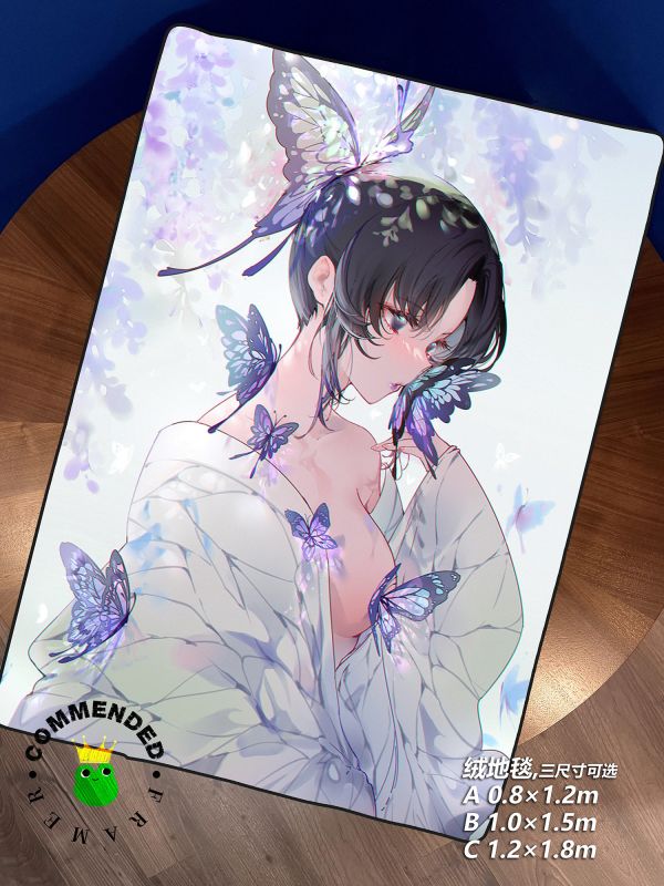 皇呱《溫柔毒師》鬼滅之刃鬼殺隊中蟲柱蝴蝶忍裝飾畫 