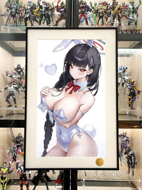 星空《白衣莉音》蔚藍檔案調月莉央裝飾畫 