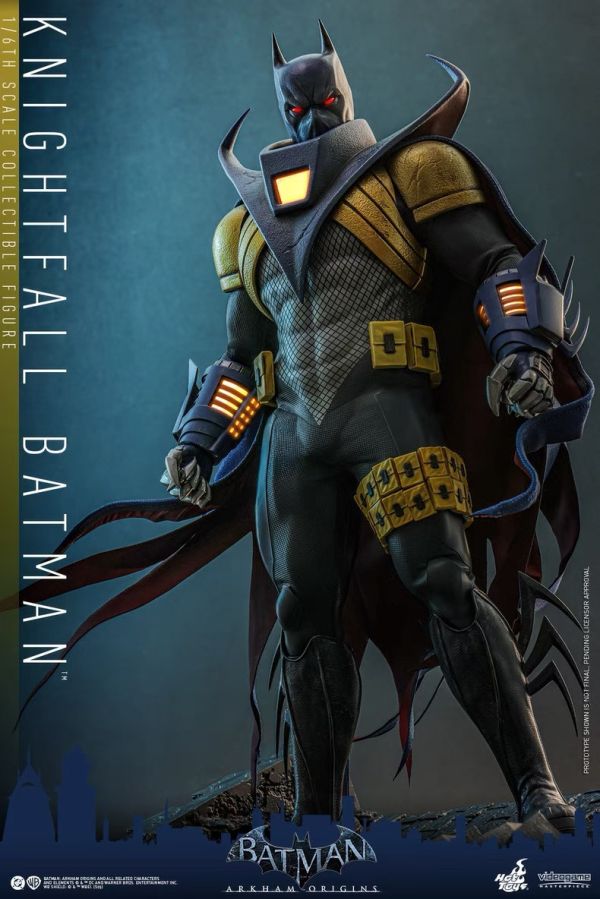 正版授權 HOTTOYS HT 1/6 VGM74《蝙蝠俠：阿卡姆起源》 騎士隕落蝙蝠俠 可動 