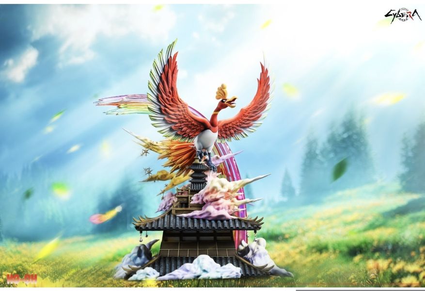 Cybera賽博領域工作室 寶可夢 神獸系列 彩虹的痕跡 希望的象徵-鳳王 