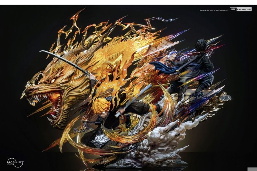 Hamlet工作室 鬼滅 火雷神 限量雕像 