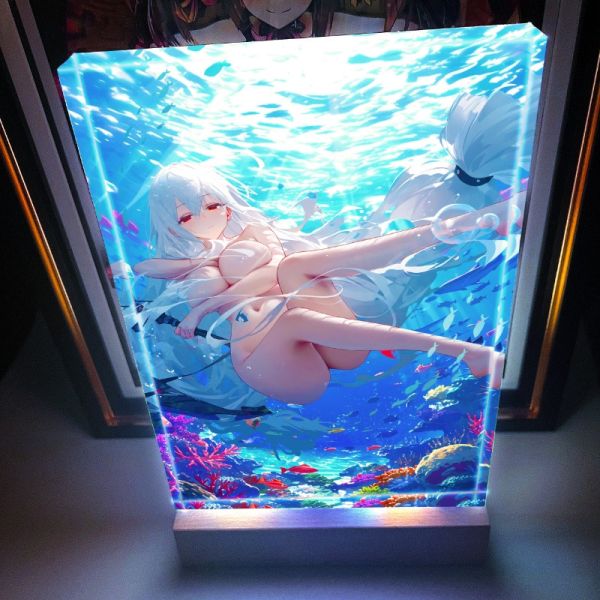 阿喵畫社 深海斯卡蒂1.9cm特效發光展示磚 
