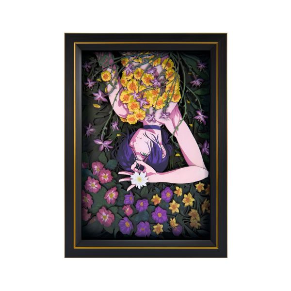 凹凸panda 鏈鋸人蕾塞篇 蕾塞B款 手工立體掛畫 