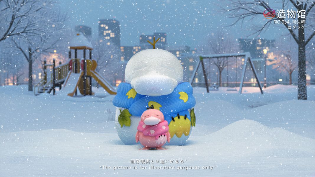 造物館 雪人可達鴨&可達鴨 