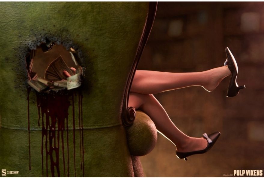 正版授權 Sideshow 46cm Pulp Vixens系列 殺手歸來 