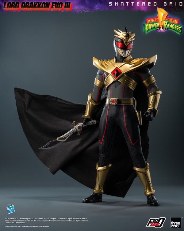 正版授權 Threezero 1/6 新恐龍戰隊 破碎網格 龍帝 三階 