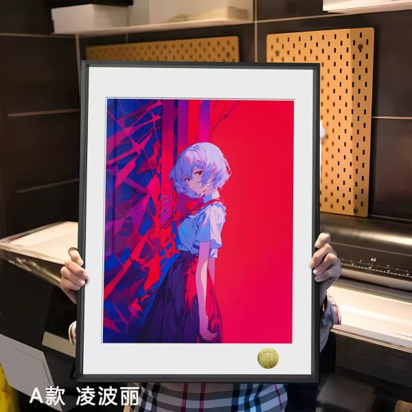 皇呱 《凌波麗&明日香》EVA緋紅單人照裝飾畫 