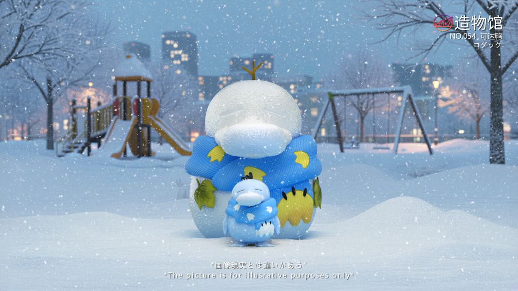 造物館 雪人可達鴨&可達鴨 