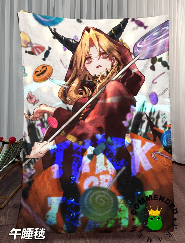 皇呱《萬聖冥界女神》Fate/Grand Order埃列什基伽勒裝飾畫 