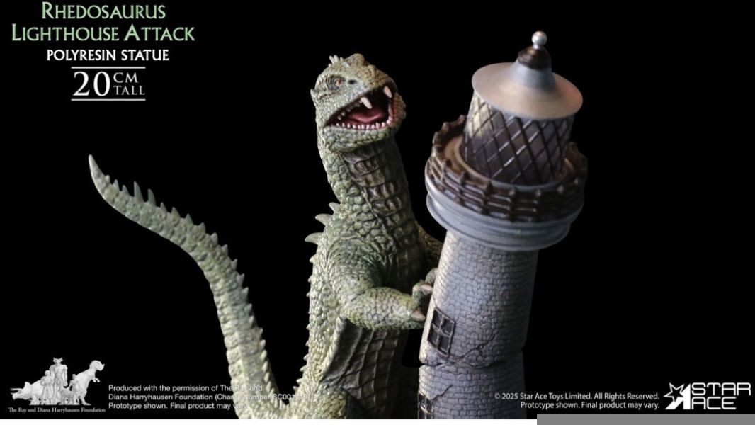 正版授權 Star Ace Toys 1/8 雷·哈里豪森 雷多蜥燈塔襲擊場景 