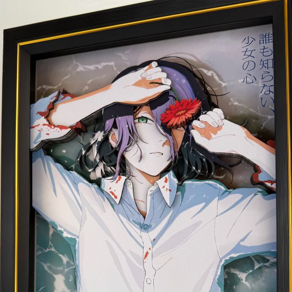 凹凸panda 鏈鋸人蕾塞篇 蕾塞A款潮流手工立體畫 