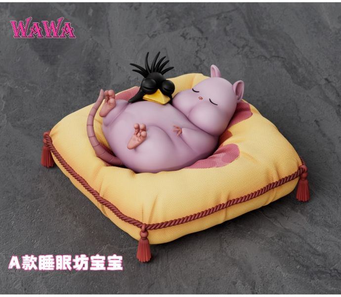wawa工作室 宮崎駿桌面小擺件系類 睡眠/傲嬌坊寶寶 