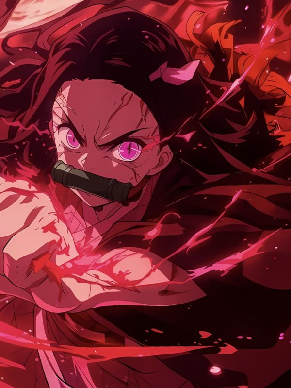 星空 《彌豆子》炭治郎鬼滅之刃Nezukov裝飾畫 