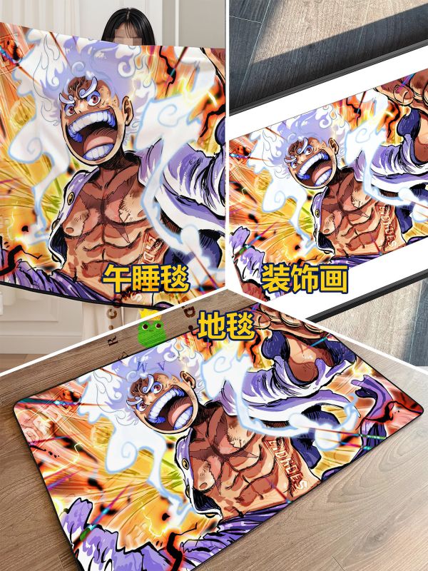 皇呱《魯夫超燃太陽神形態》海賊王尼卡形態裝飾畫 