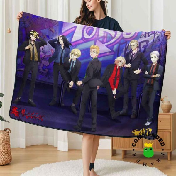 皇呱 《東京卍復仇者》熱血高中生西裝暴徒超帥七人衆裝飾畫 