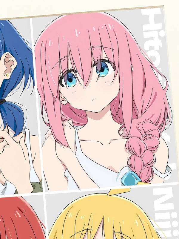 星空工作室 《清新孤獨搖滾》後藤一里波奇醬山田涼裝飾畫 