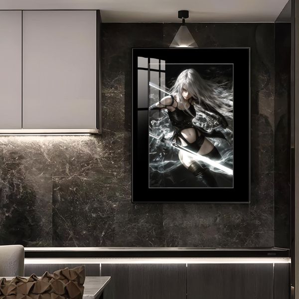 JUZI橘子工作室 機械尼爾紀元A2 戰鬥版 裝飾畫 