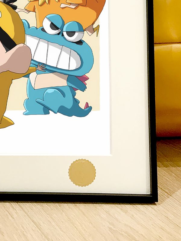 星空《寶可夢春日部》蠟筆小新裝飾畫 
