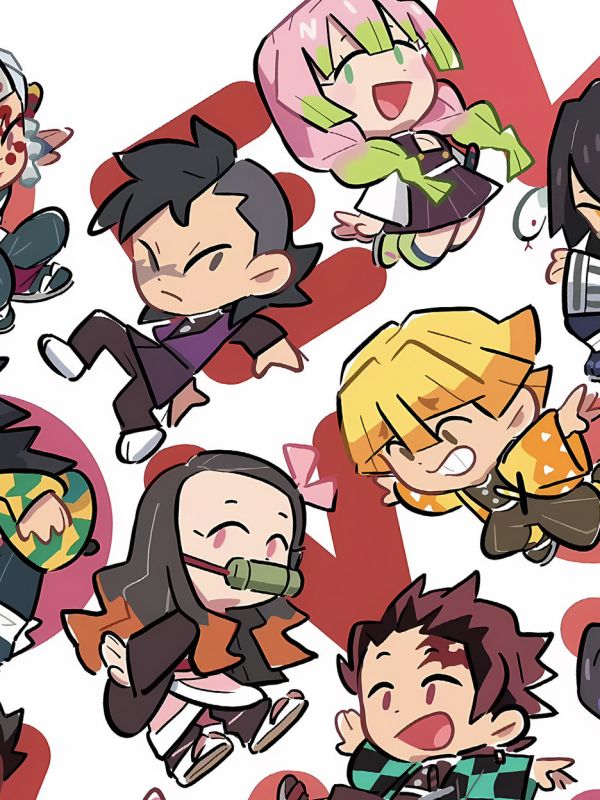 星空《Q版鬼滅》鬼滅之刃無限城篇裝飾畫 