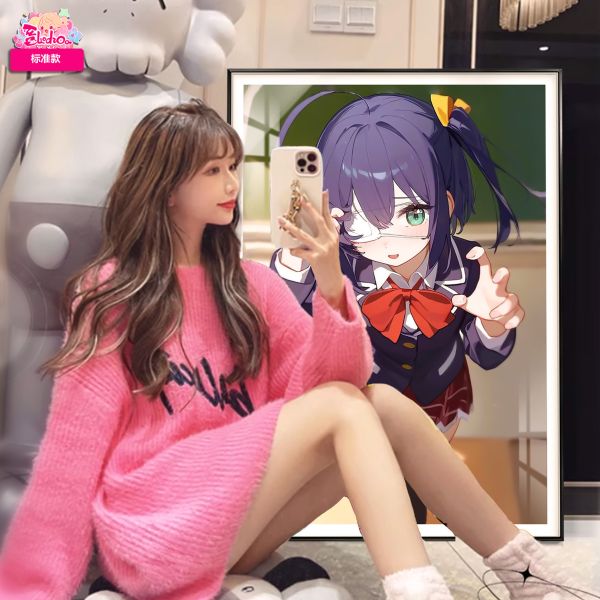 阿喵畫社 課間小鳥遊六花 超清裝飾畫 