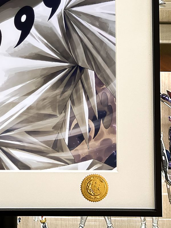 星空《斑》火影忍者宇智波六道寫輪眼須佐能乎裝飾畫 