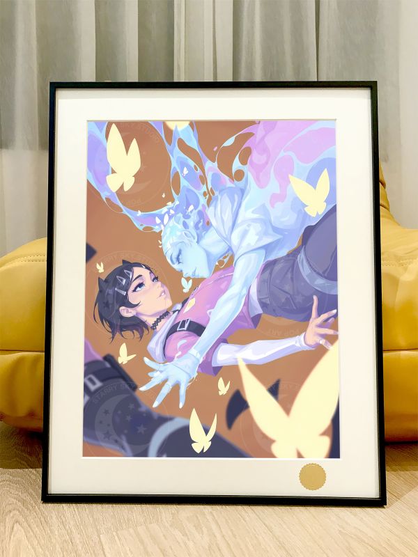 星空《暮蝶》無畏契約永生者瓦羅蘭特裝飾畫 