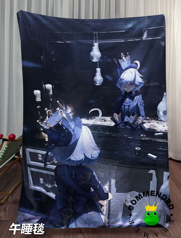 皇呱《孤獨末任水神》原神芙寧娜裝飾畫 