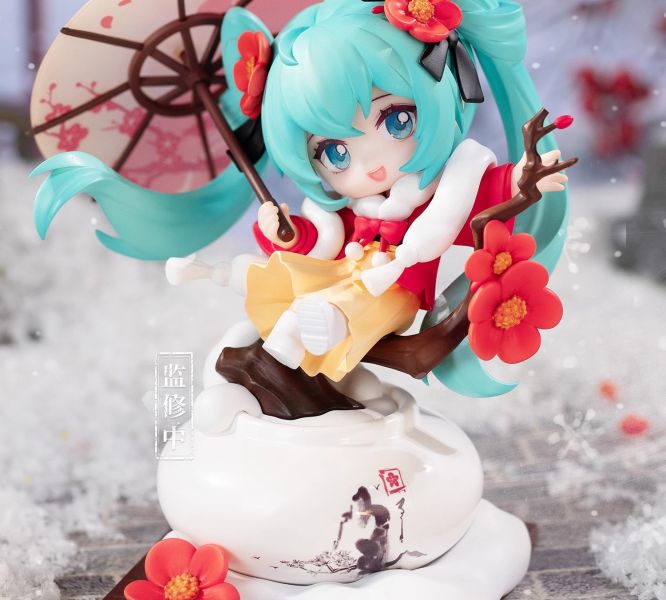 正版授權 擎蒼《初音未來》雪映紅梅 Q版 