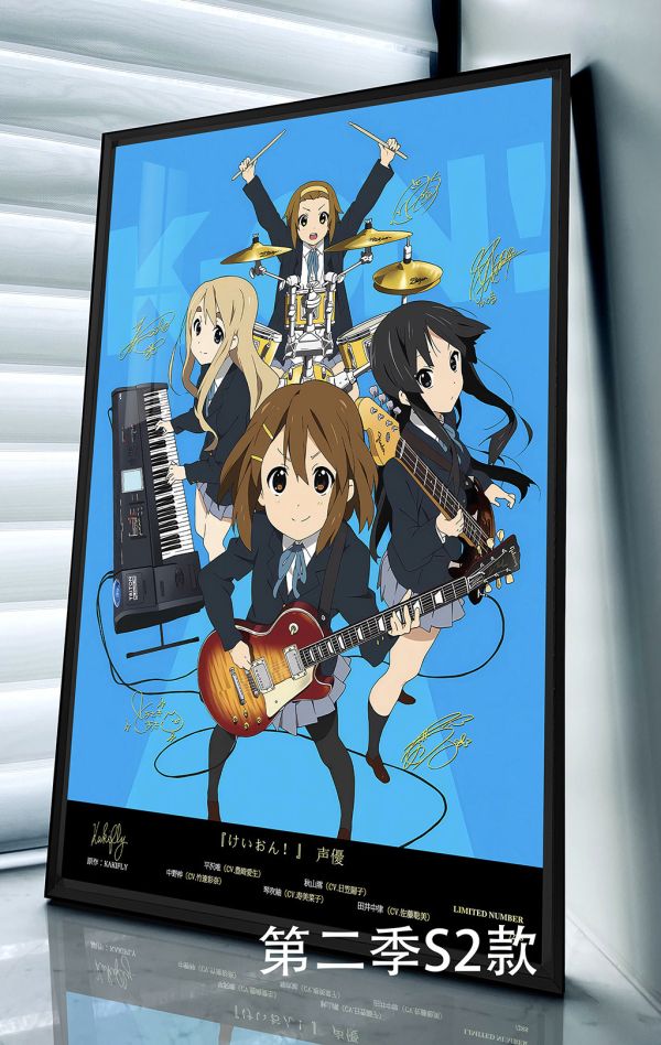 千鳥社《輕音少女》聲優裝飾畫 