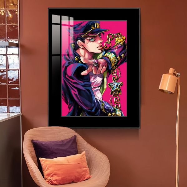 JUZI橘子工作室 jojo奇幻大冒險粉色版 裝飾畫 
