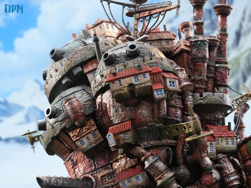 【補款】OPM-Studio 宮崎駿桌面場景系列009-哈爾的移動城堡-行走的城堡 
