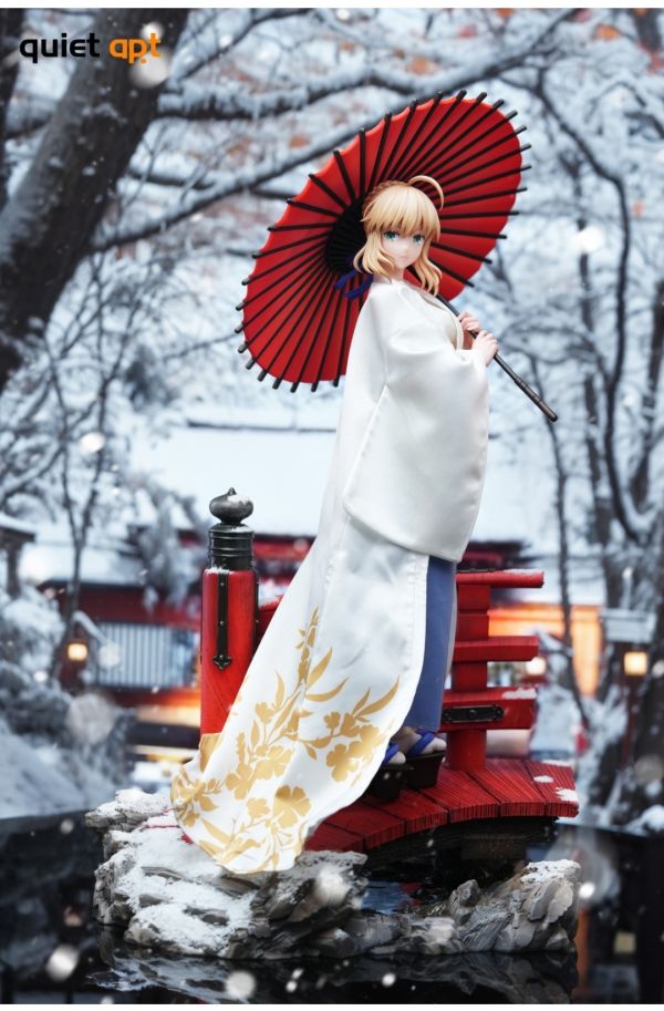 QuietArt 白色永恆 和風 saber 阿爾託莉雅·潘德拉貢 