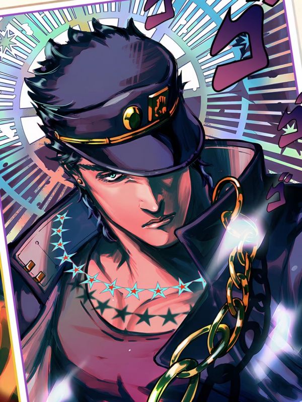星空《jojo vs dio》jojo的奇妙冒險承太郎迪奧裝飾畫 