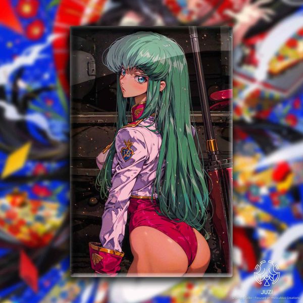 JUZI橘子工作室 蒸汽波cc 裝飾畫/冰箱貼 